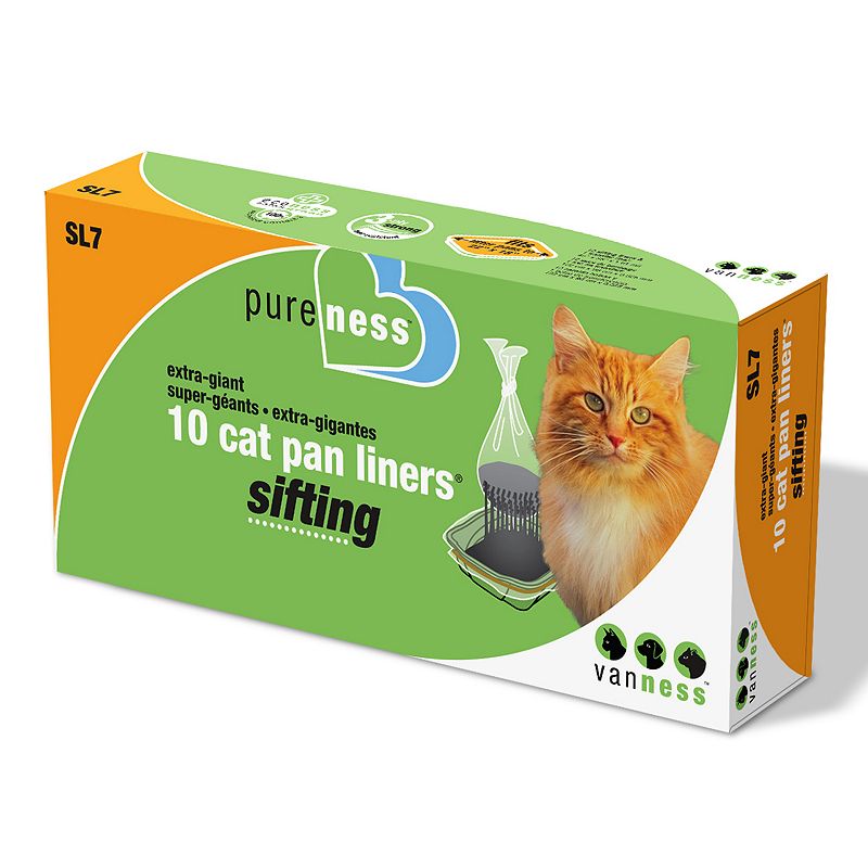 Pureness Sifting Cat Litter Box Liners Extra-Giant