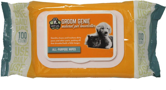 Multipet Groom Genie All-Purpose Dog Wipes 50ct