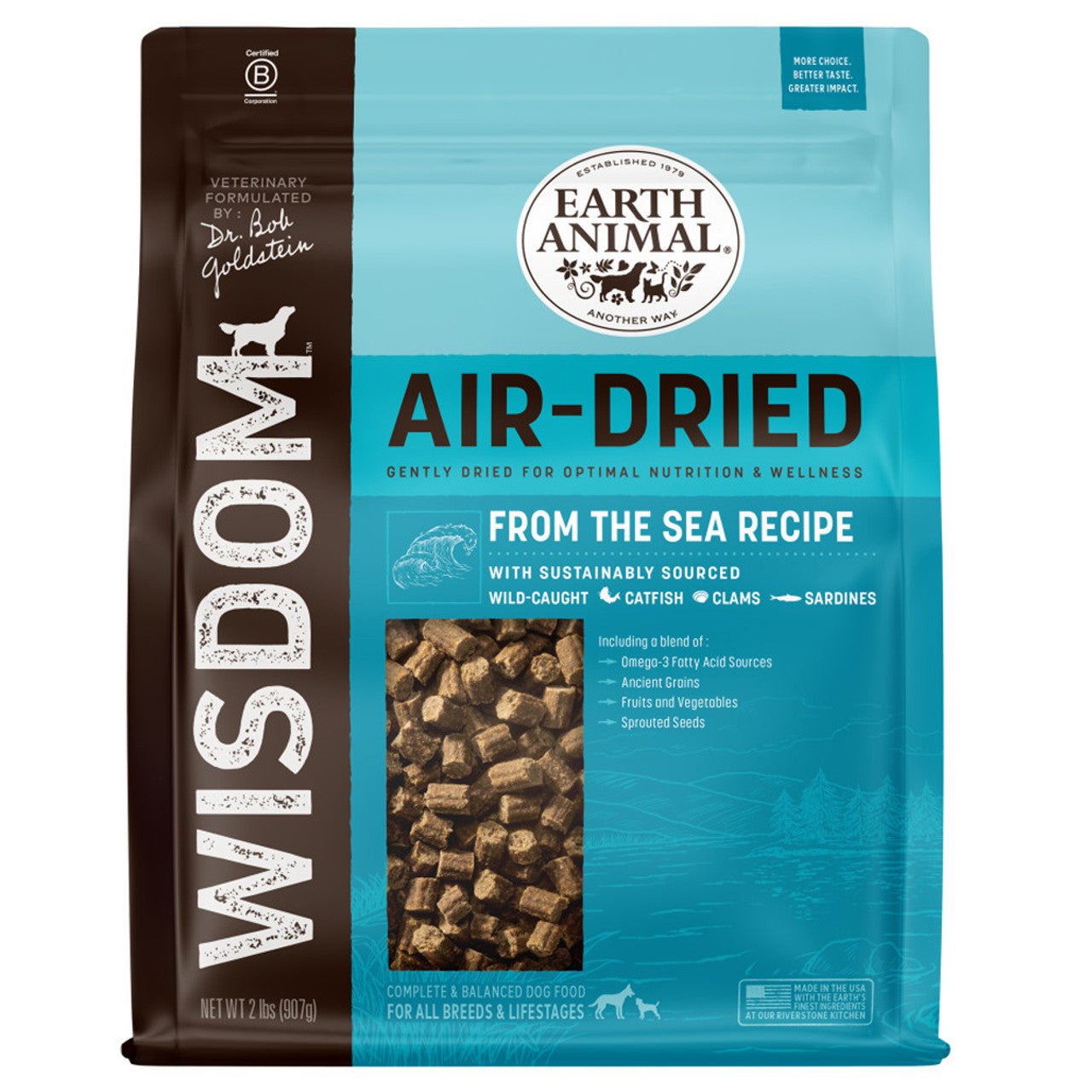 Dr. Bob Goldstein’s Wisdom Air-Dried From The Sea Recipe Dog Food 2lb
