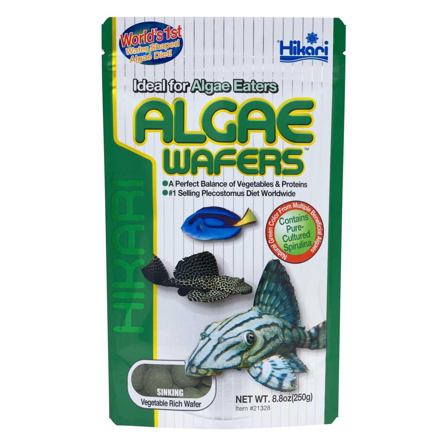 Hikari Sales Tropical Algae Wafers 8.80 Ounces - 21328