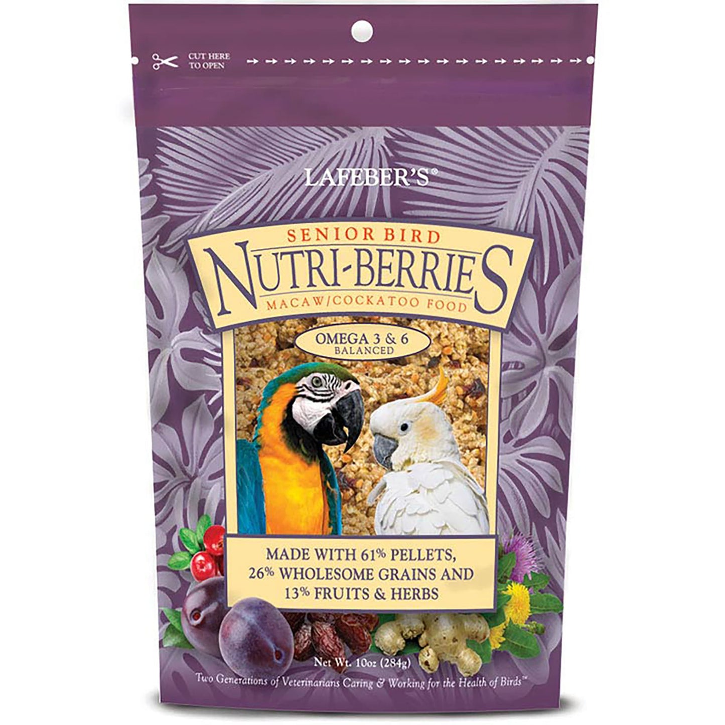 Lafeber s® Nutri-Berries Senior Dry Bird Food 10-Oz
