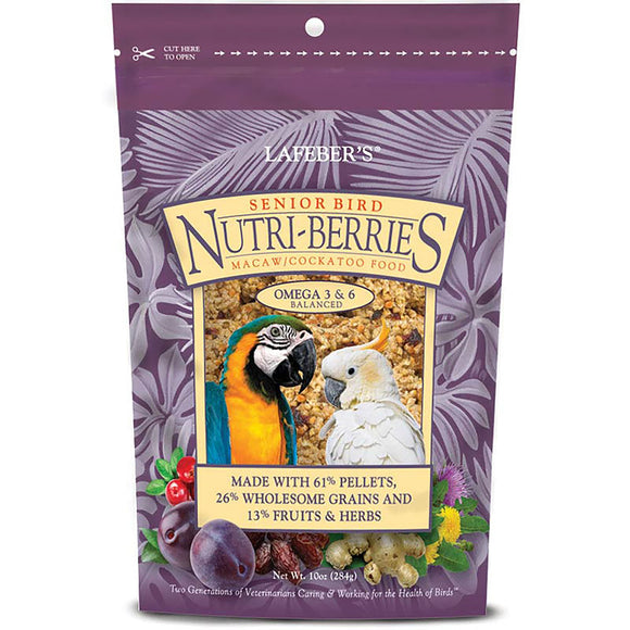 Lafeber s® Nutri-Berries Senior Dry Bird Food  10-Oz
