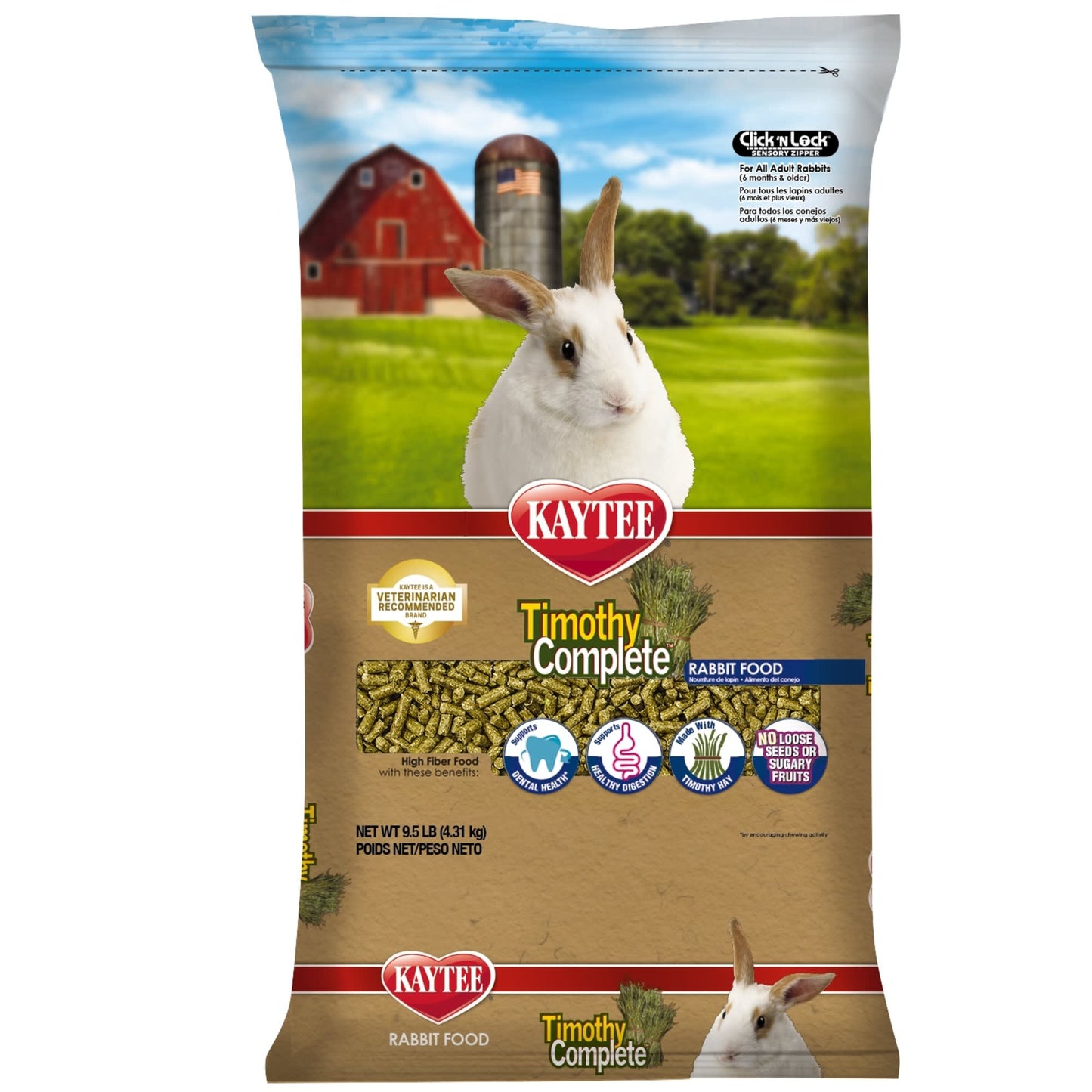 KT TIMOTHY COMPLETE RABBIT 9.5 lb