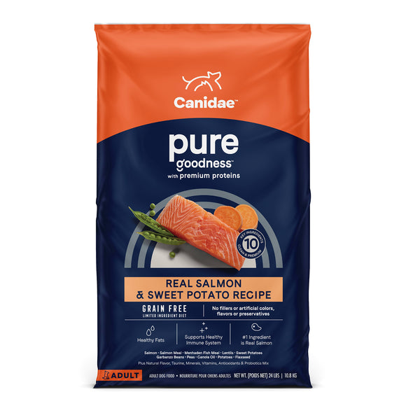 Canidae Pure Sea Grain-Free Fresh Salmon Dry Dog Food, 24 lb