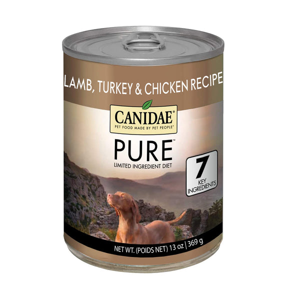 CANIDAE Grain Free Pure Elements Adult Wet Food Lamb, Turkey & Chicken Formula