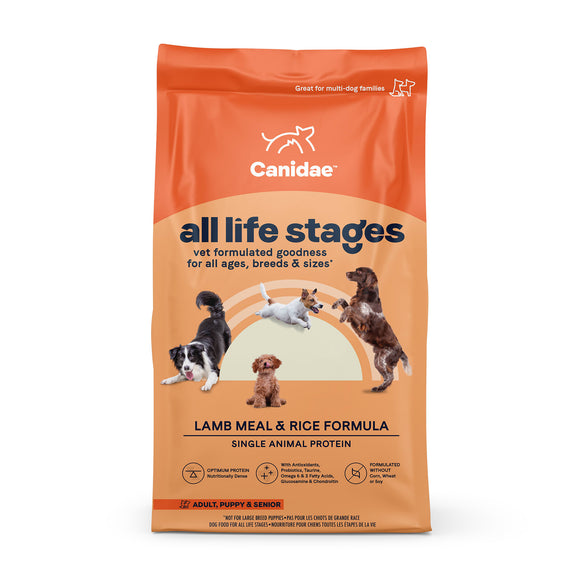 Canidae Life Stages Lamb Meal & Rice Dry Dog Food, 5 lb