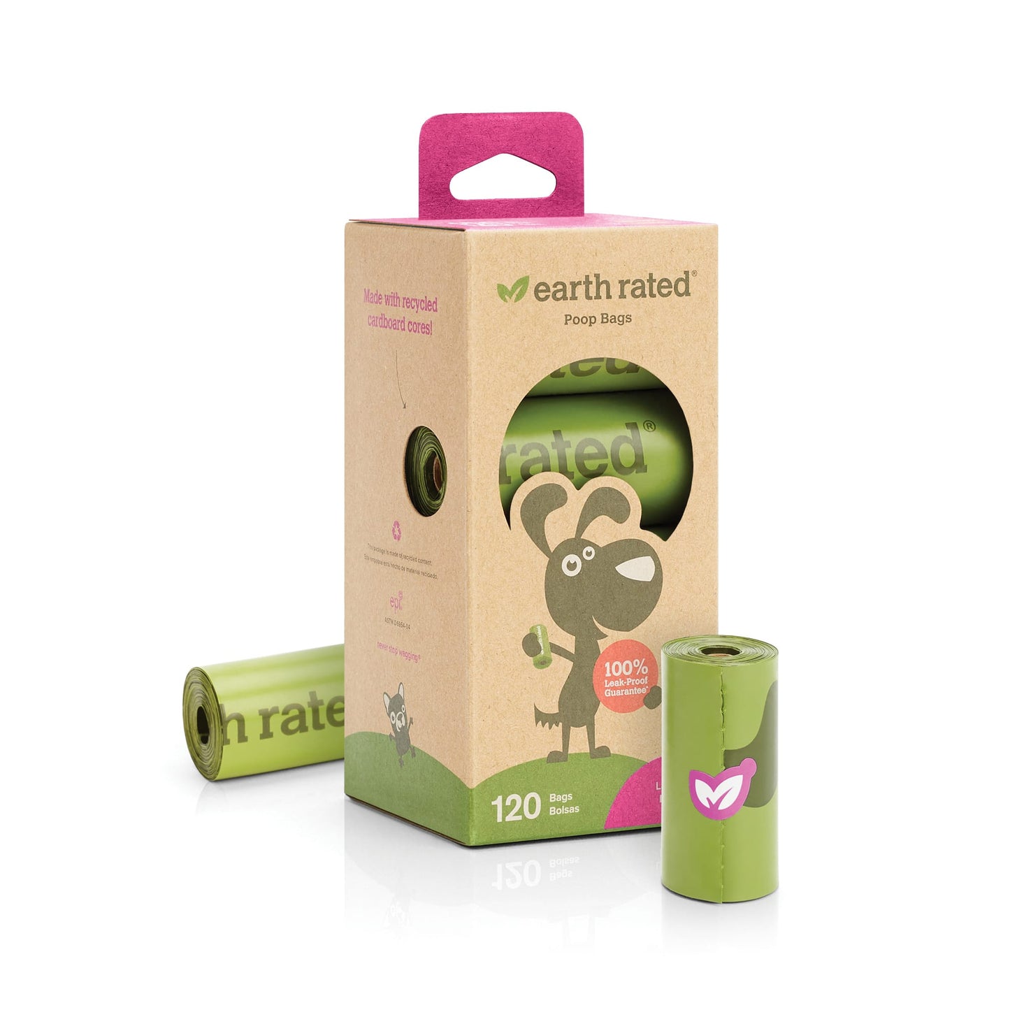 Earth Rated Dog Poop Bags Refill Scented 120ct