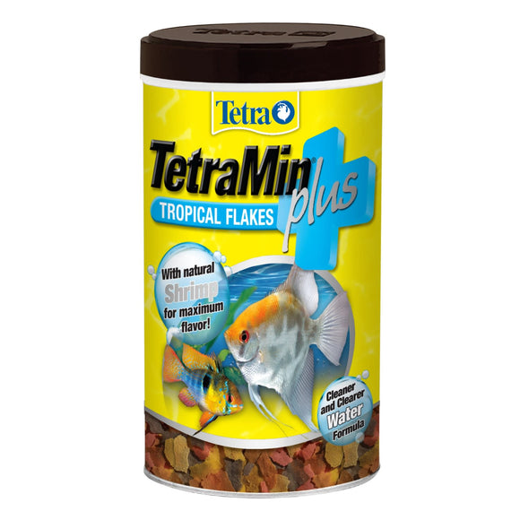 Tetra TetraMin Plus Tropical Flakes with Shrimp, 1 oz