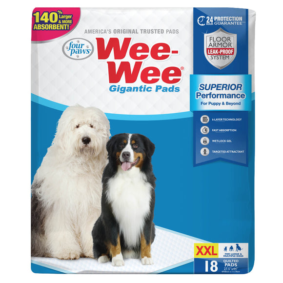 Four Paws XL Wee-Wee Pads  28 x 34 in  21 Count