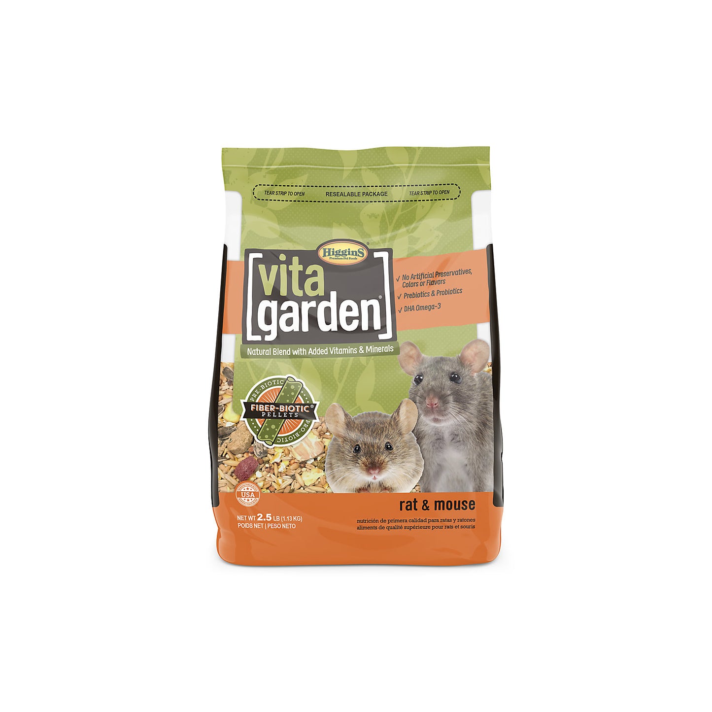 HIGGINS PET FOOD VITA GARDEN RAT/MOUSE 2.5LB