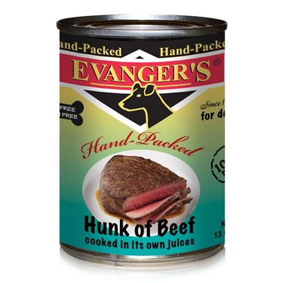 Evanger's Super Premium For Dogs Hunk of Beef, 12 Pack