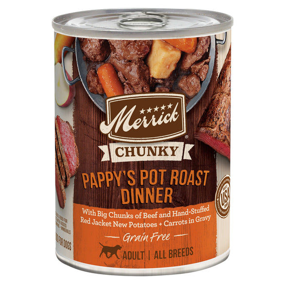 Merrick Chunky Pappy's Pot Roast Dinner Grain Free Recipe