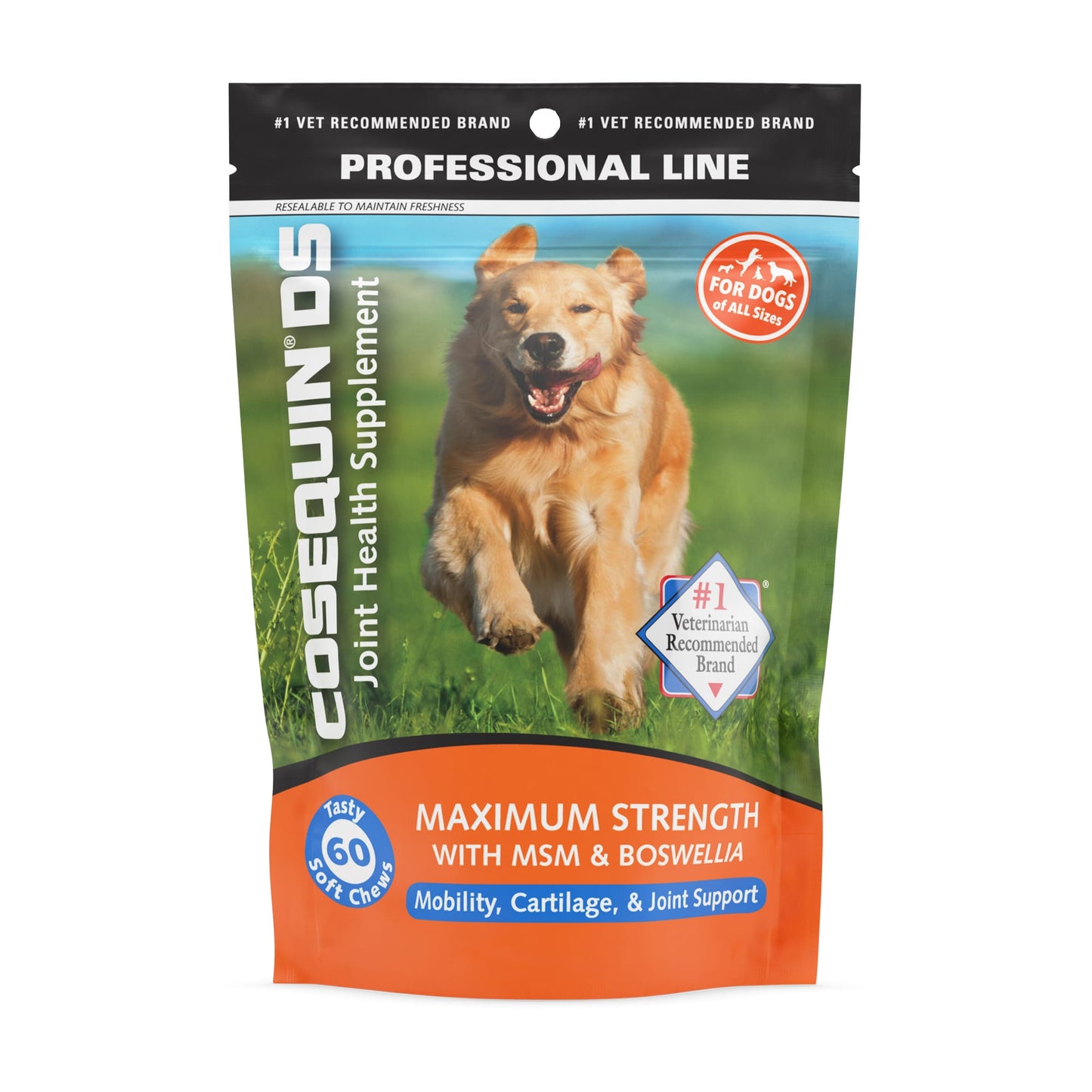 Cosequin DS Plus MSM Dog Supplement 60ct