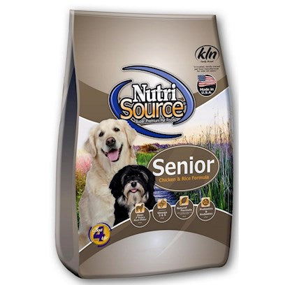 NutriSource Senior Dry Dog Food 26lb