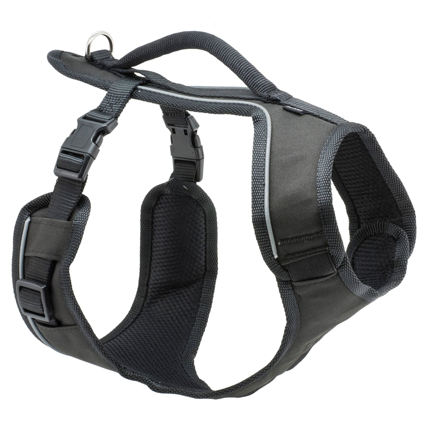 PetSafe EasySport Dog Harness Adjustable Padded with Handle Reflective Medium Medium Black