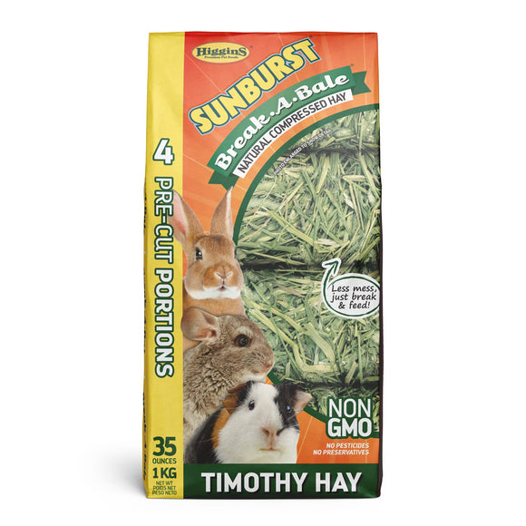 Higgins Sunburst Timothy Hay Small Animal Treat, 35 Oz