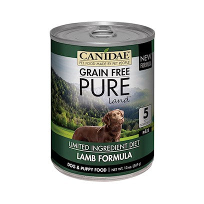 CANIDAE Grain Free PURE Land Adult Wet Food Lamb Formula