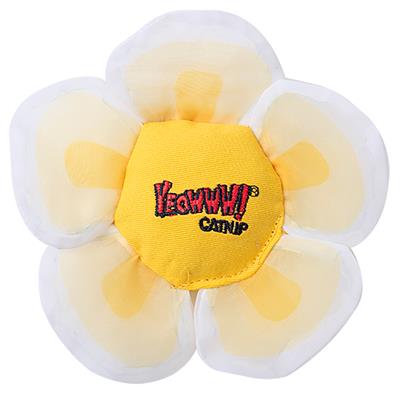 Yeowww! Daisy's Flower Tops White Catnip Cat Toy