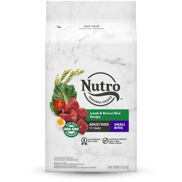 Nutro Wholesome Essentials Small Bites Lamb & Rice Recipe Adult Dry Dog Food - 5lbs
