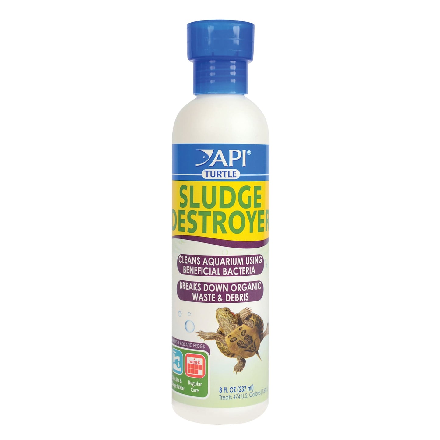 API Turtle Sludge Destroyer Aquarium And Sludge Remover Treatment 8 oz