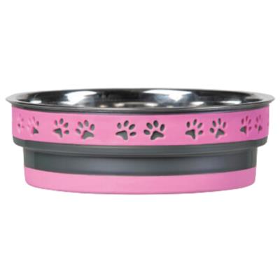 Loving Pets Corsa Pet Bowl Fiery Pink Large