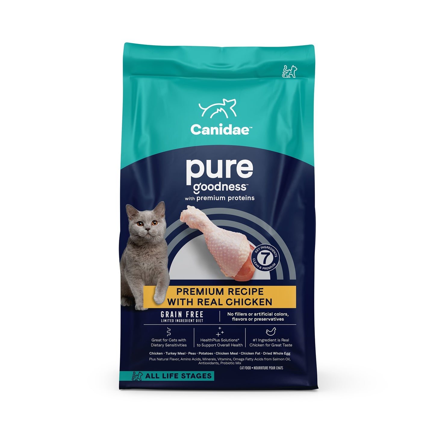 Canidae Pure Grain Free Dry Cat Food Chicken 5lb