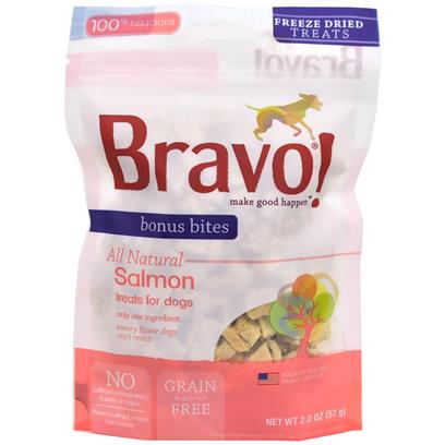 Bravo! Bonus Bites Freeze Dried Salmon 2 oz