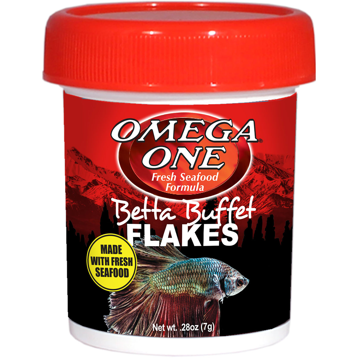 OMEGA ONE Betta Buffet Flakes Benson's Pet Center