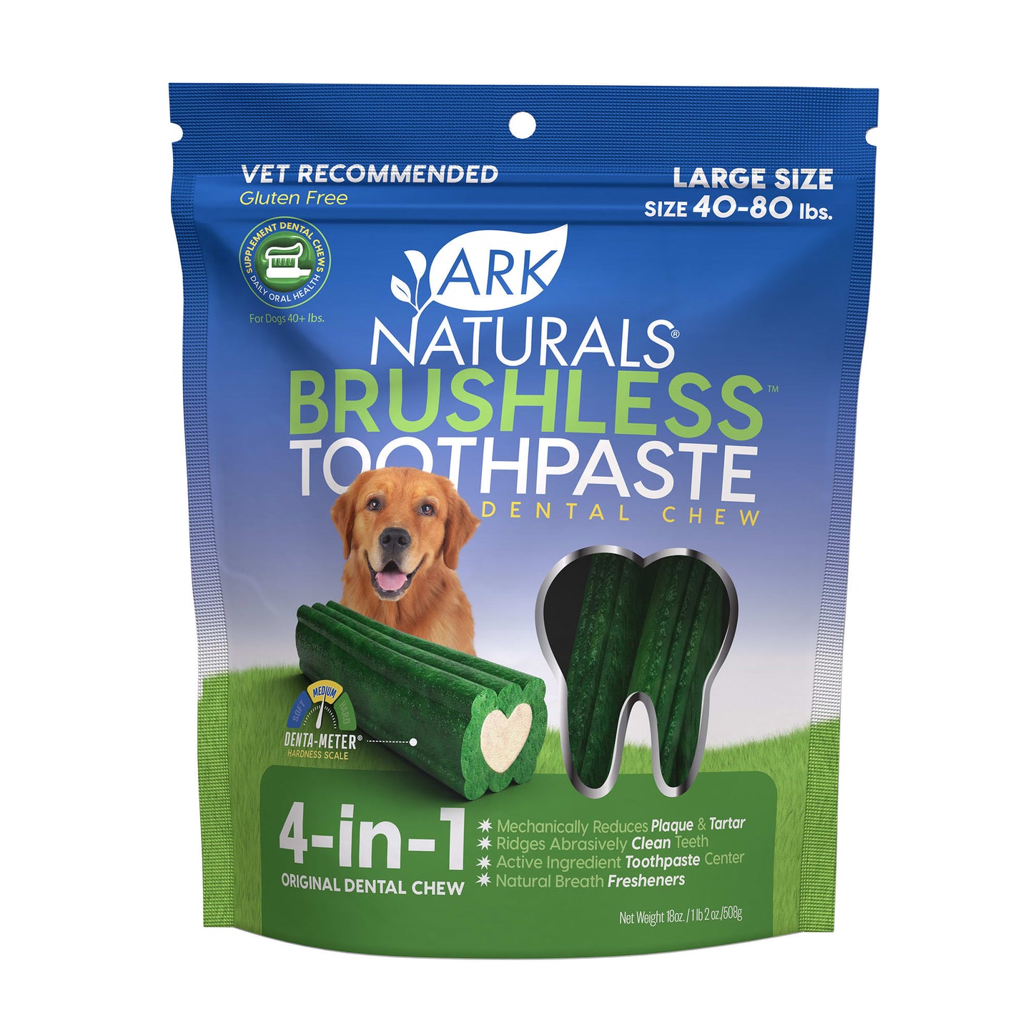 Ark Naturals Brushless Toothpaste for Dogs Dental Health Large