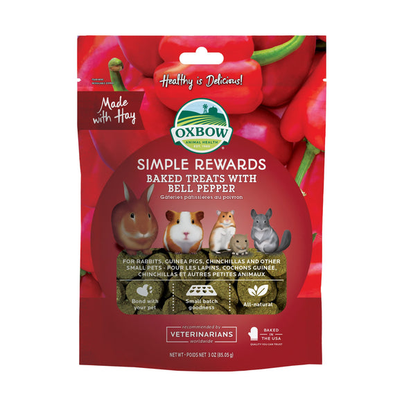 Oxbow® Simple Rewards Baked Treats with Bell Pepper 2 Oz