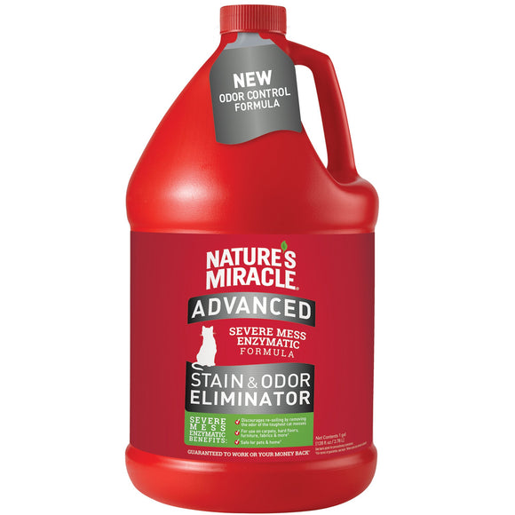 Nature's Miracle-Nature's Miracle Cat Advanced Stain & Odor Remover 1 Gallon