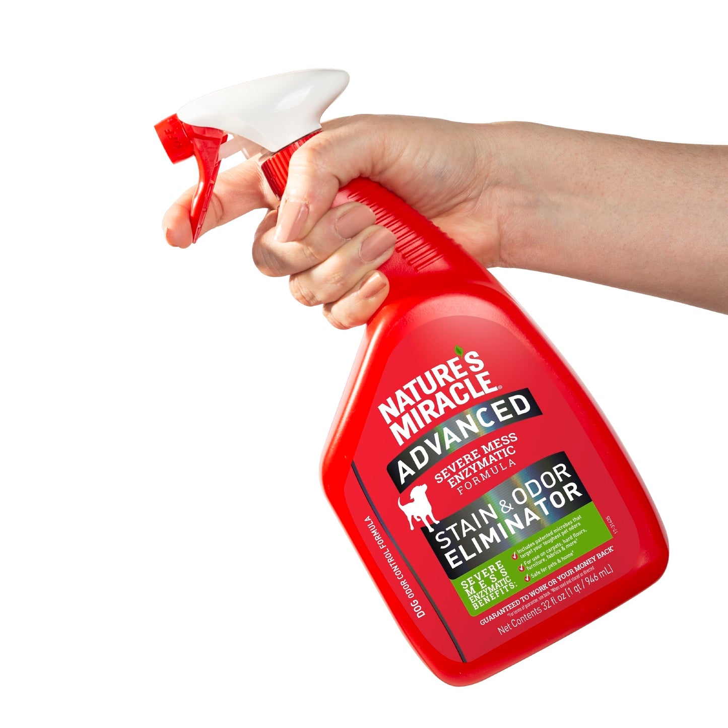 Nature's Miracle Advanced Dog Stain & Odor Eliminator Spray, 32 oz