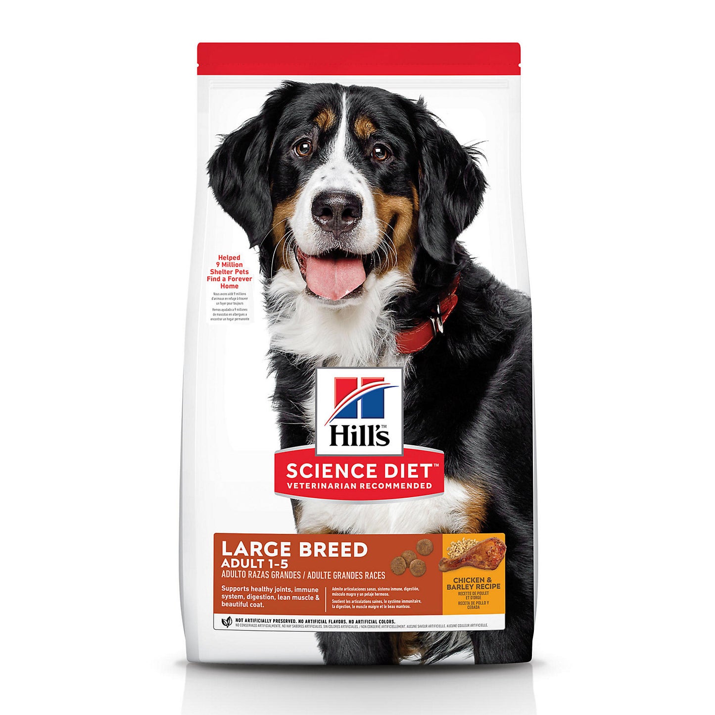 Hill's Science Diet Adult Large Breed Chicken & Barley Recipe Dry Dog Food, 17.5 lb bag
