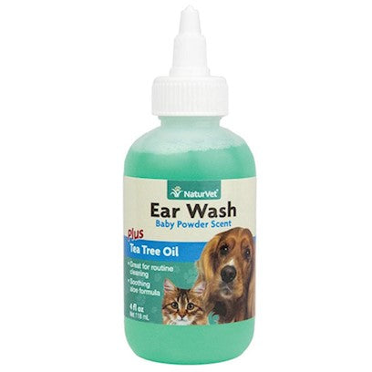 NaturVet Ear Wash w/Tea Tree Oil