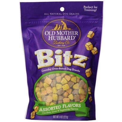Old Mother Hubbard Bitz Assorted Flavors Crunchy Baked Dog Treats 8 Oz
