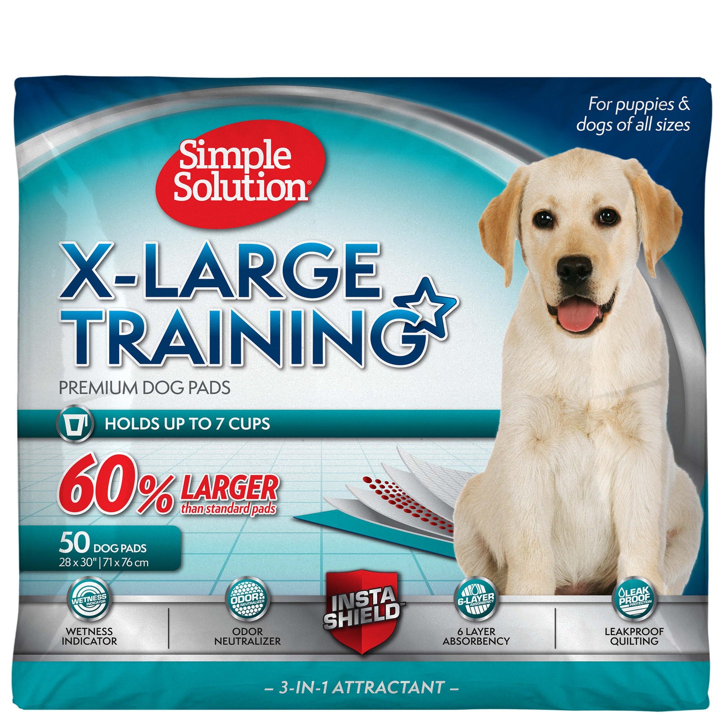 Simple Solution Training Puppy Pads Extra Large 28x30In 50ct