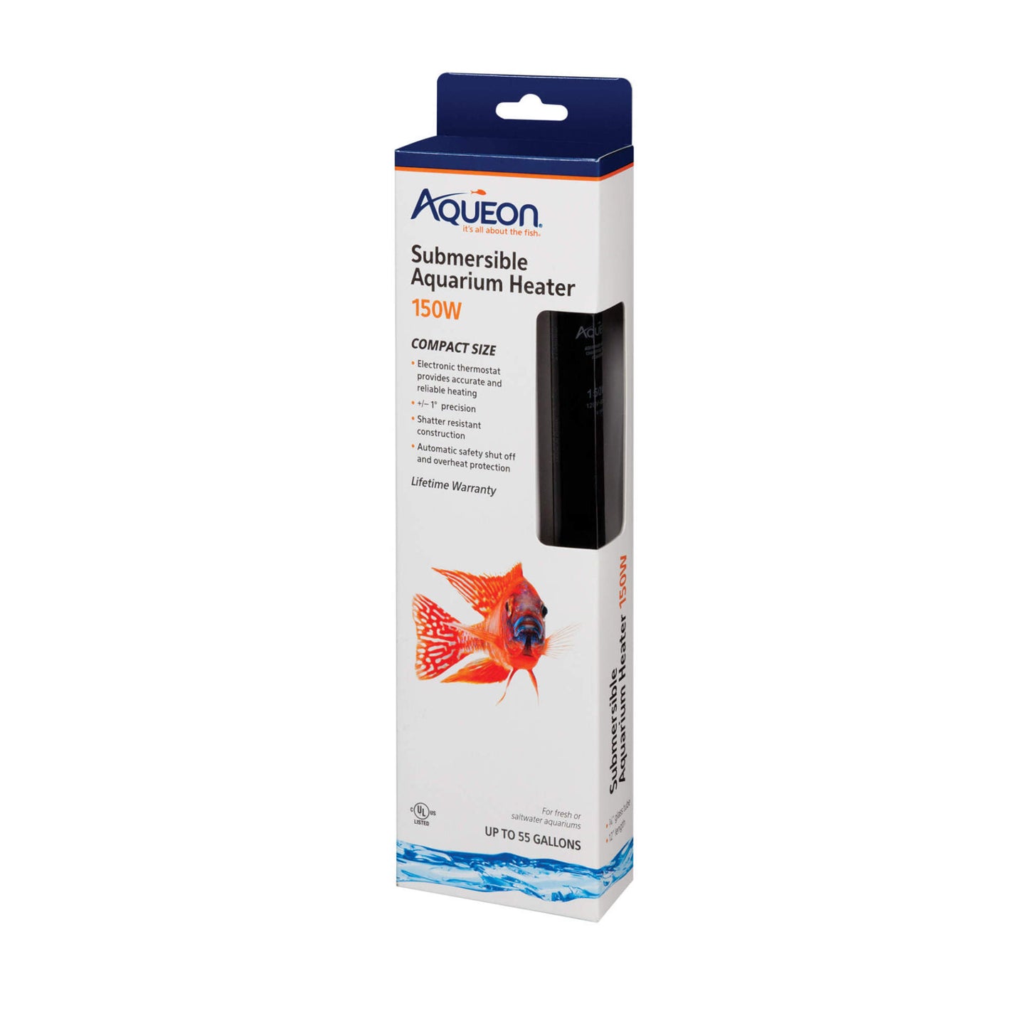 Aqueon Glass Submersible Aquarium Heater 150W