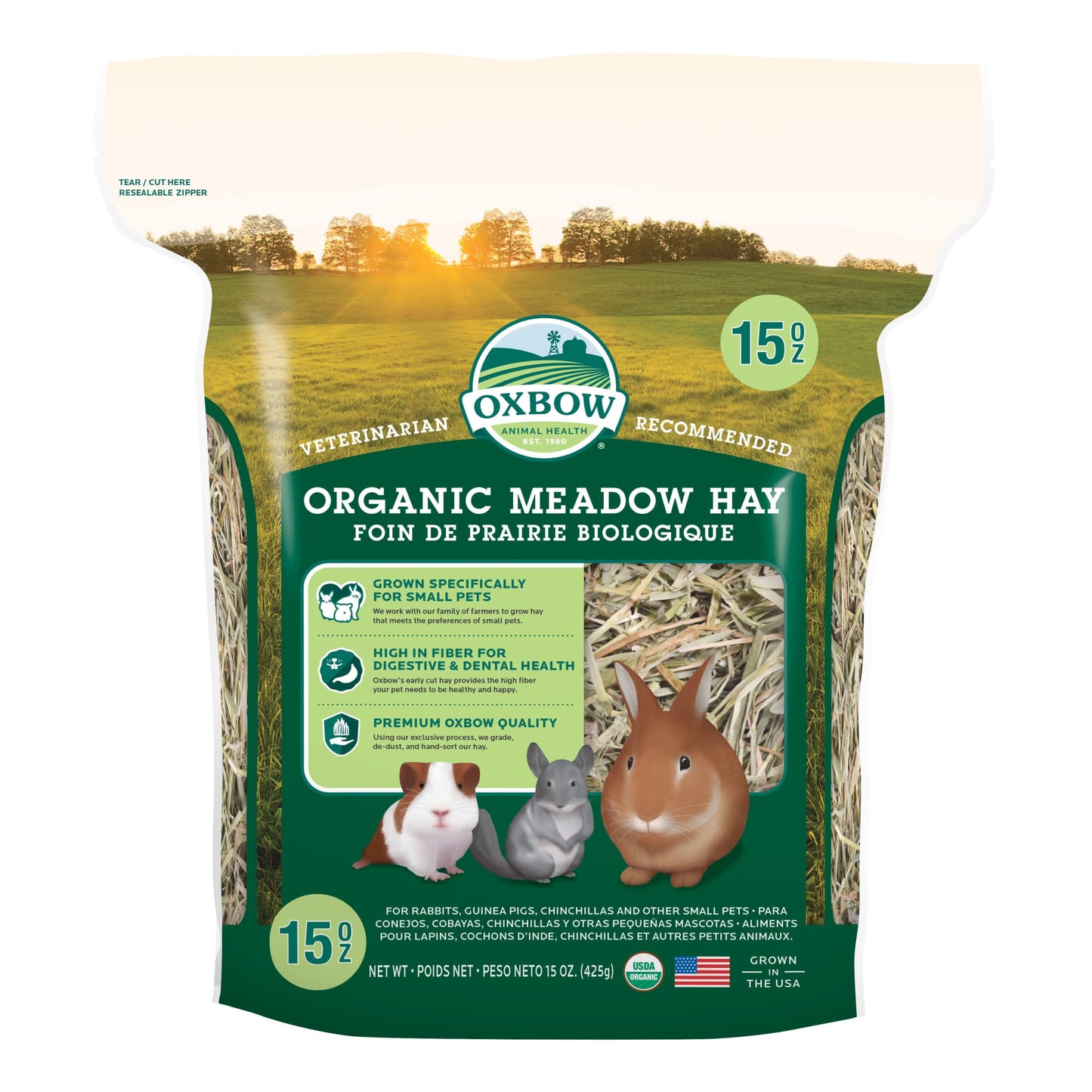 Oxbow® Organic Meadow Hay 15 Oz