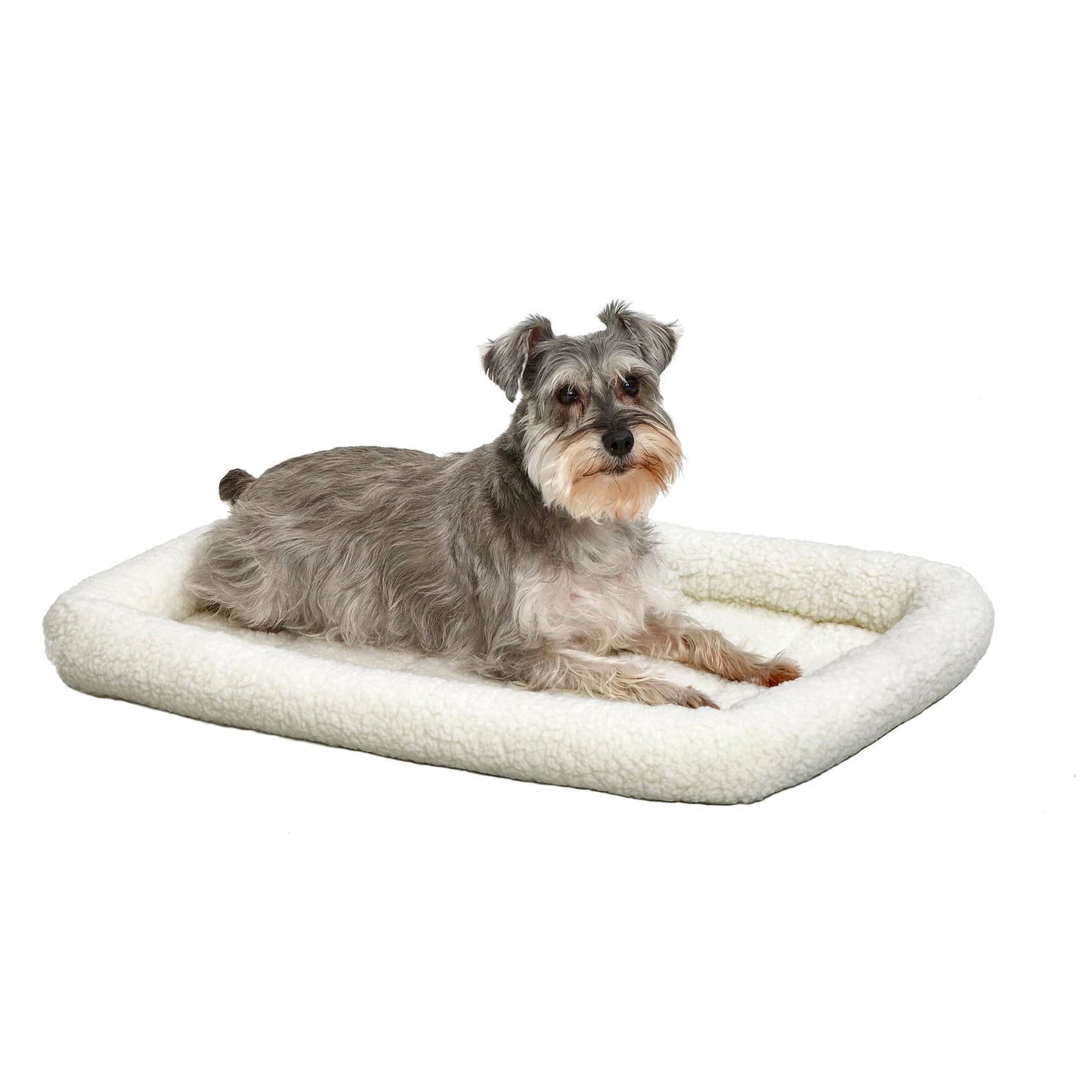 MidWest Deluxe QuietTime Bolster Pet Bed & Crate Mat Fleece 30