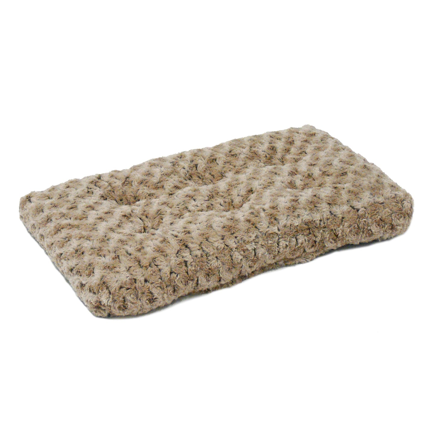 MidWest Quiet Time Dog Bed & Crate Mat Deluxe Ombre Swirl 24 Mocha