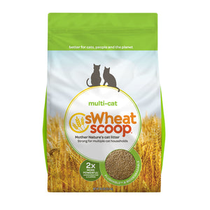 sWheat Scoop Multi-Cat Natural Clumping Wheat Cat Litter  36lb