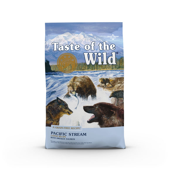 Taste of the Wild Grain-Free Smoked Salmon Pacific Stream Dry Dog Food, 14 lb