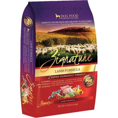Zignature Lamb Formula Dry Dog Food 12.5Lb