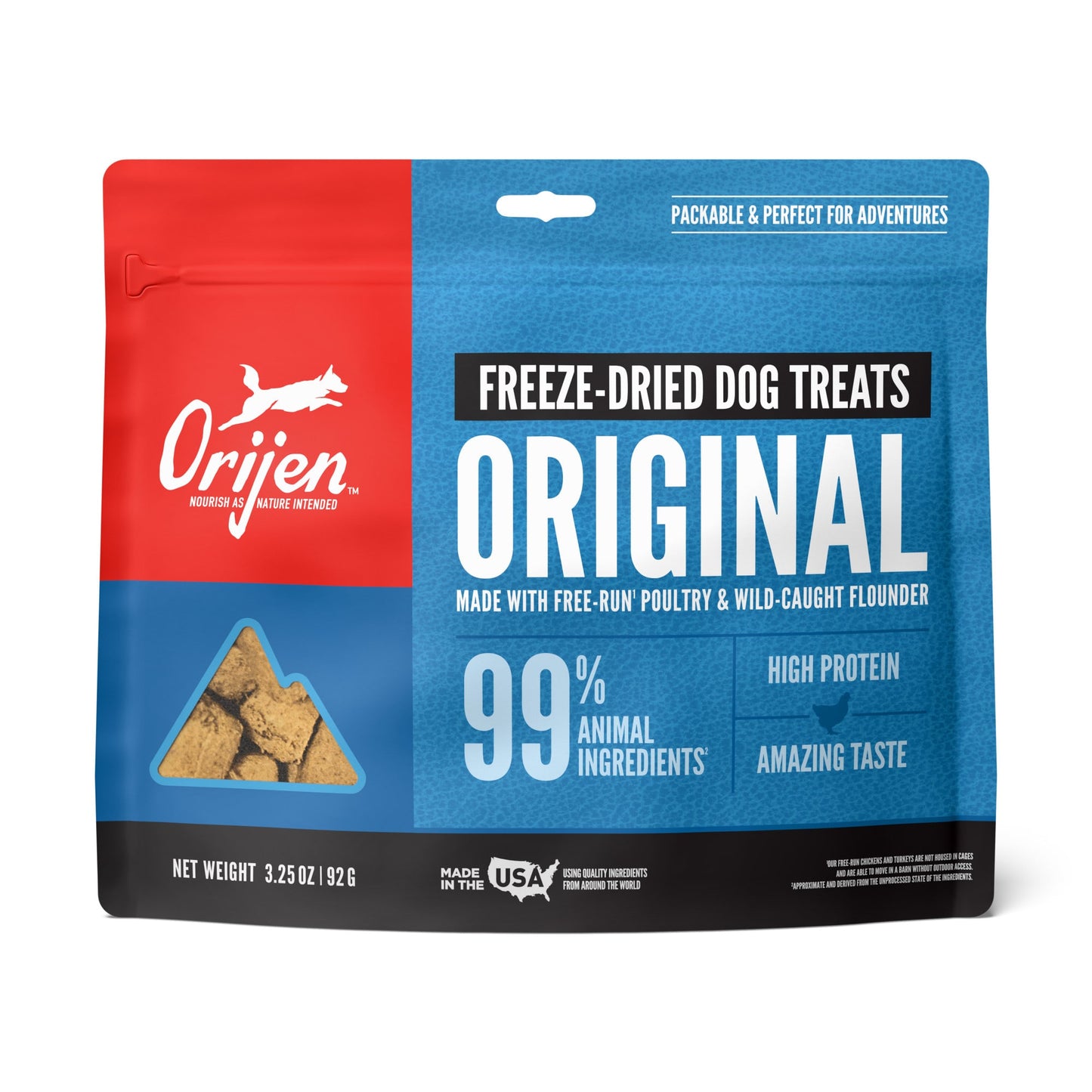 Orijen Original All Stages Freeze Dried Dog Treat, 3.25 oz