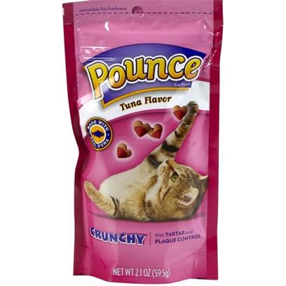 Pounce Tartar Control Crunchy Tuna Flavor Cat Treats 2.1oz