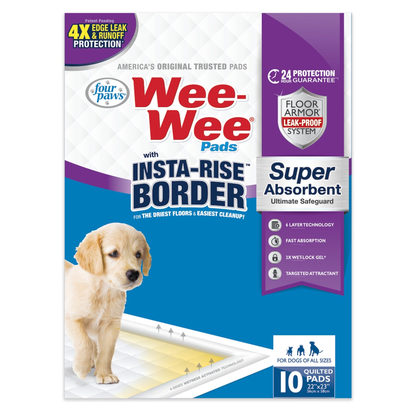 Wee-Wee Insta-Rise® Border Pad