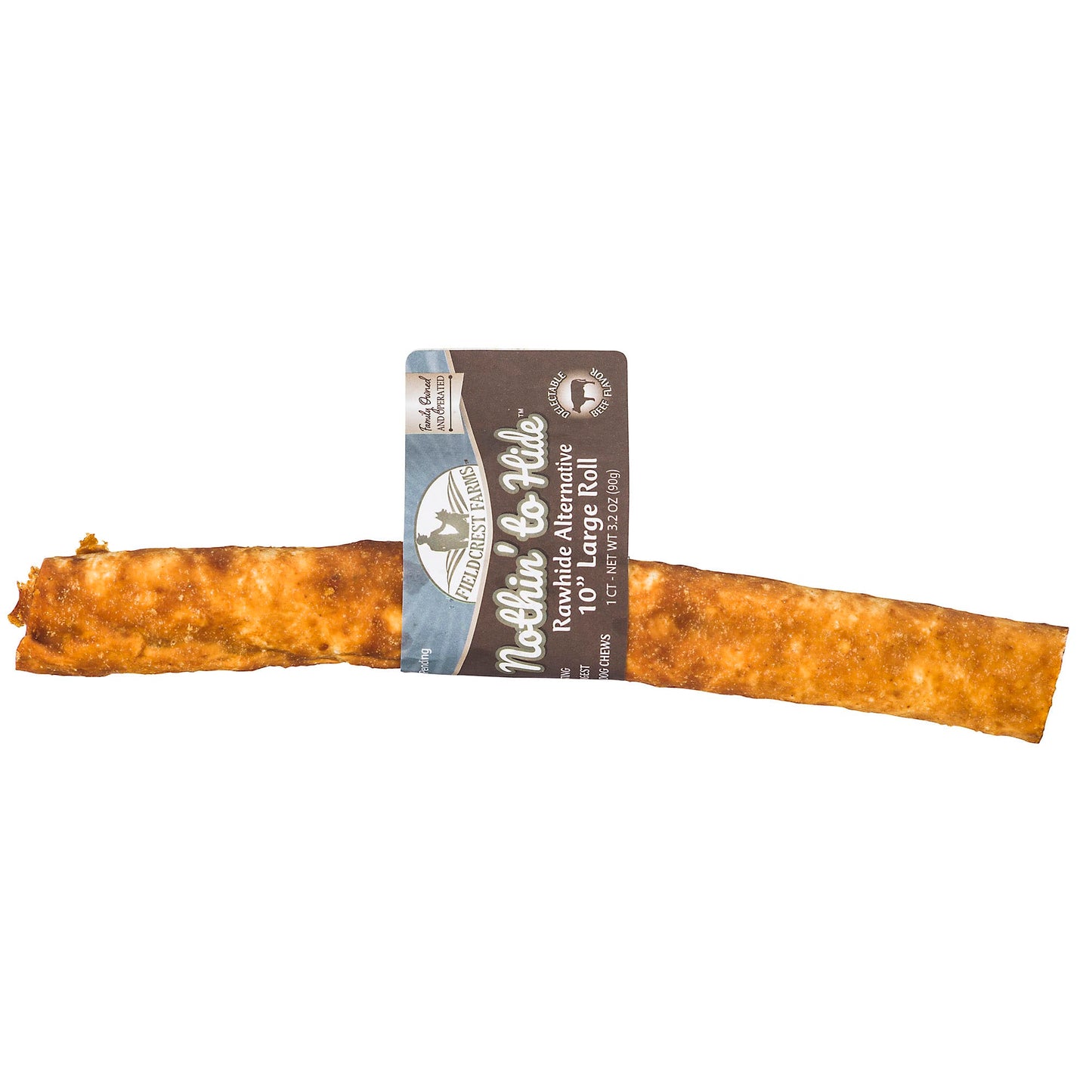 Fieldcrest Farms Nothin' to Hide Beef Roll Dog Chew, 3.2 oz.
