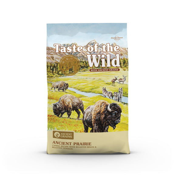 Taste of the Wild Ancient Prairie with Roasted Bison, Roasted Venison and Ancient Grains Dry Dog Food, 28 lbs.