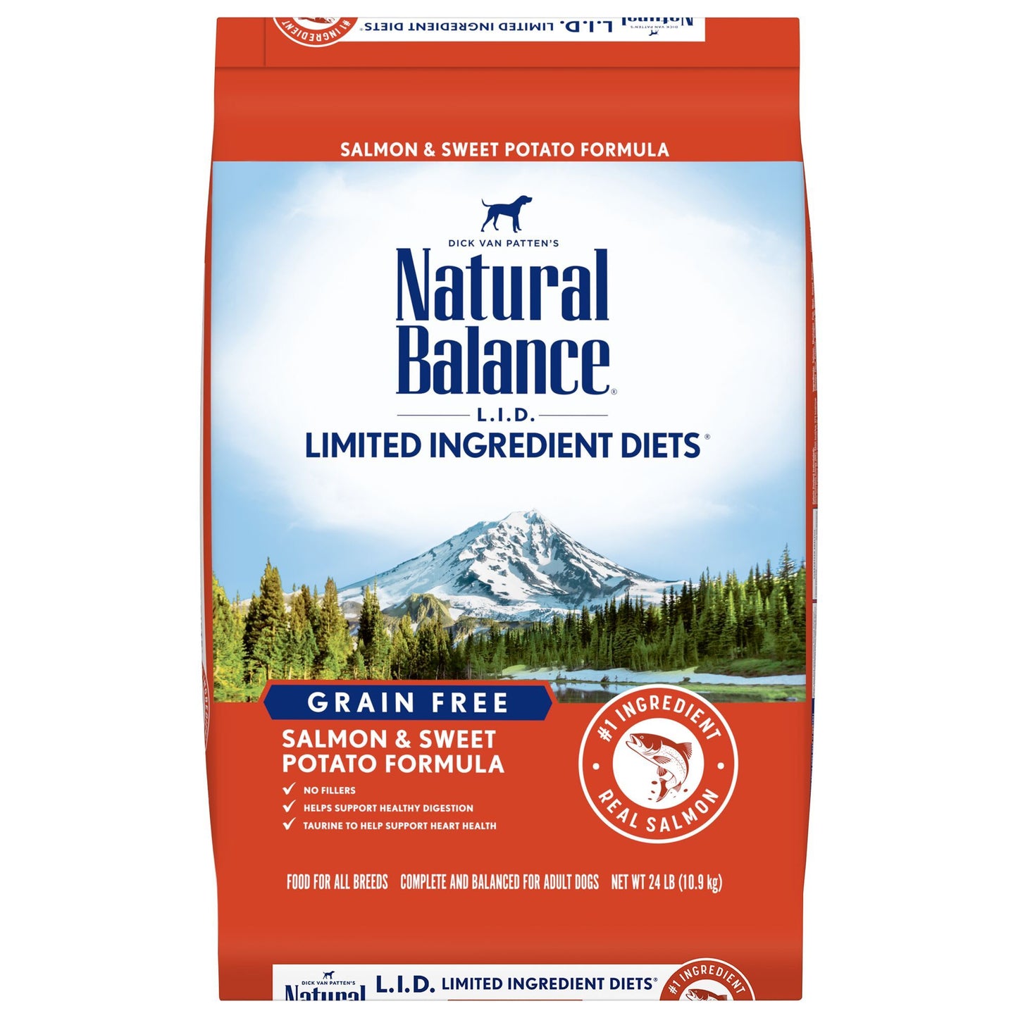 Natural Balance L.I.D. Limited Ingredient Diets Salmon & Sweet Potato Formula Dry Dog Food 24 Pounds