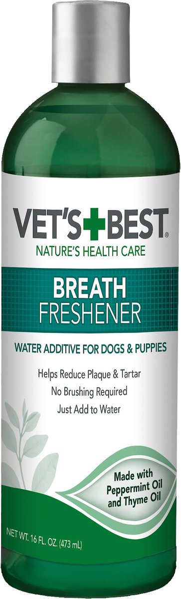Vet's Best Breath Freshener Dog Dental Water Additive, 16-oz